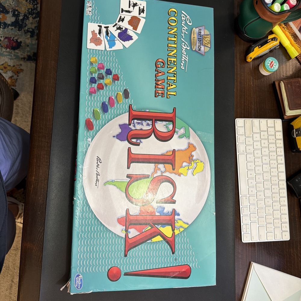Parker Brother Risk 1959 First Edition Classic Repro Continental Board Game!